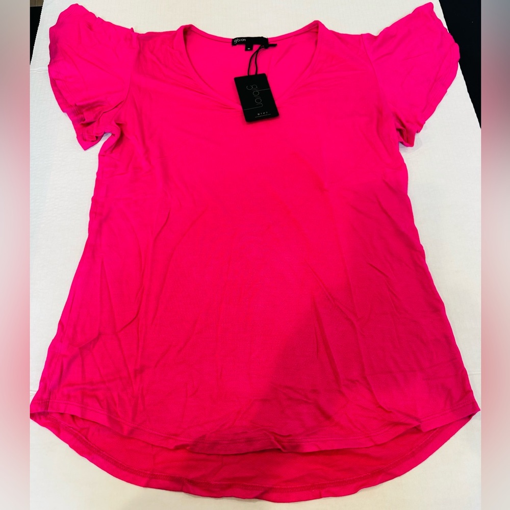 Flutter Sleeve V-Neck Top